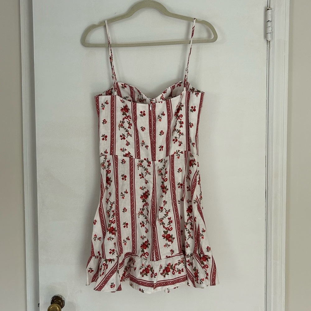 Reformation linen mini dress (size 8)  but fits like a 6 - Picture 5 of 5